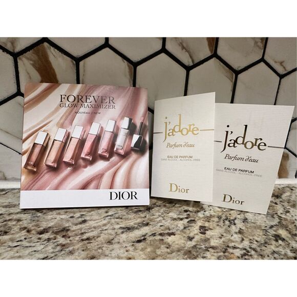 Dior Glow Maximizer and Jadore Perfume Samples New - Picture 1 of 5